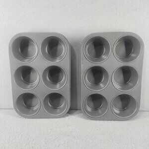 Baker's Secret Non-Stick Jumbo Muffin Tins, Set of 2